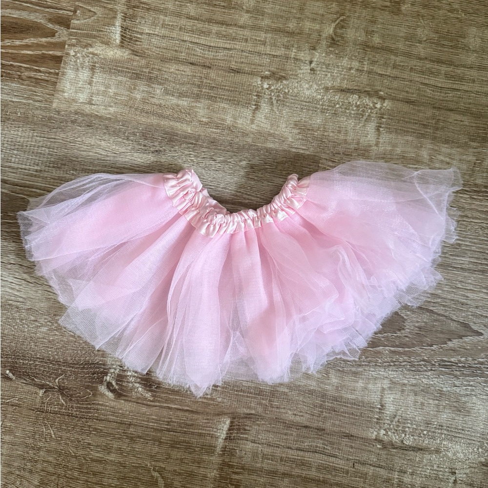 Pink Tulle Baby Skirt
